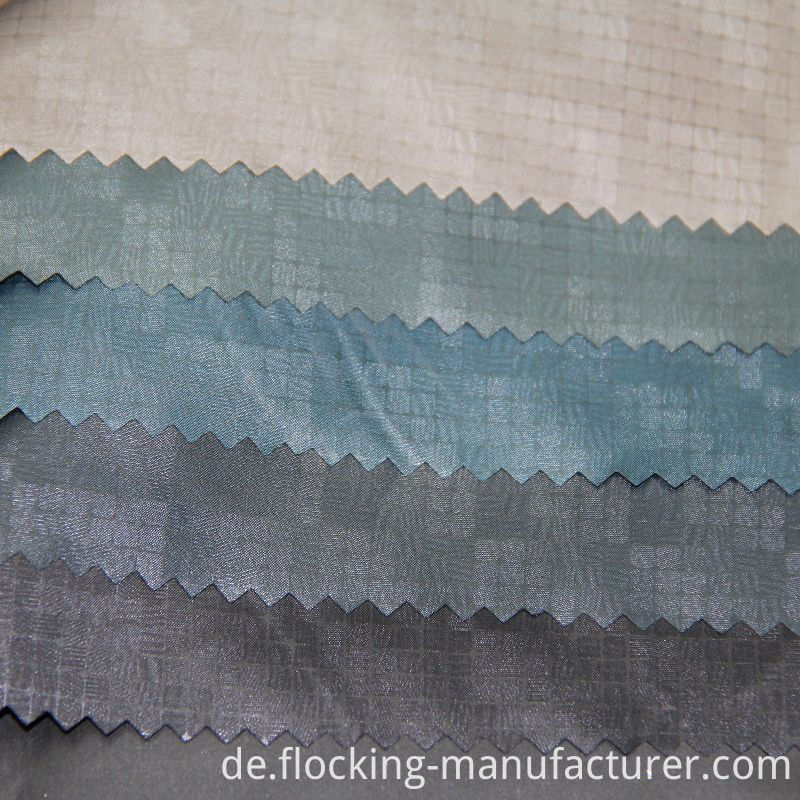 Fashion Embossed Fabric with PU Coat for Men's Wear